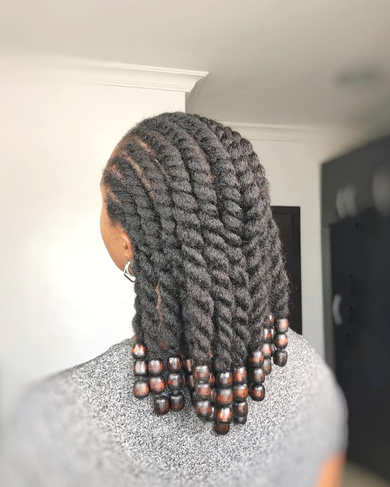 Flat Twists To The Back