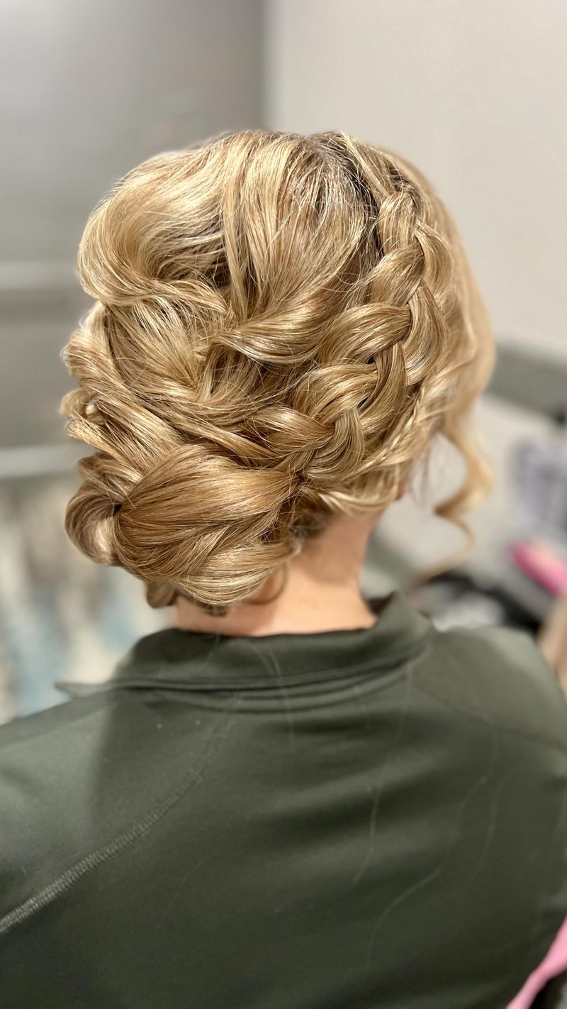 Chignon with Natural Texture