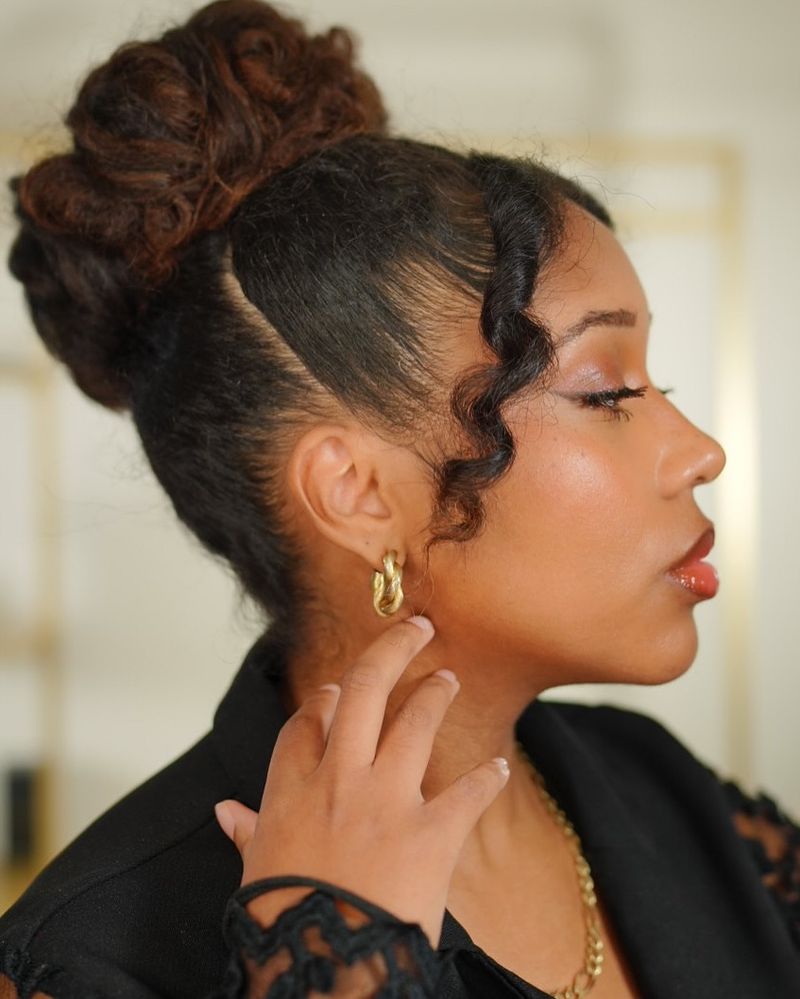 Side-Swept Flat Twists Elegance