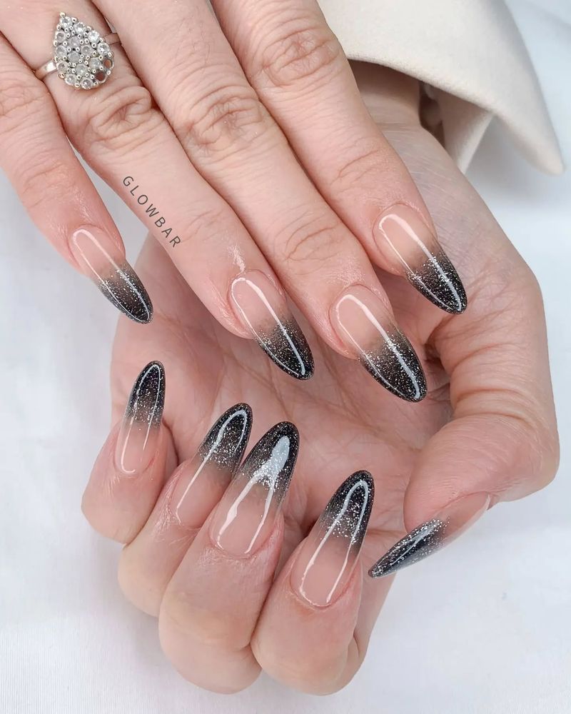 Ombré Glitter Tips