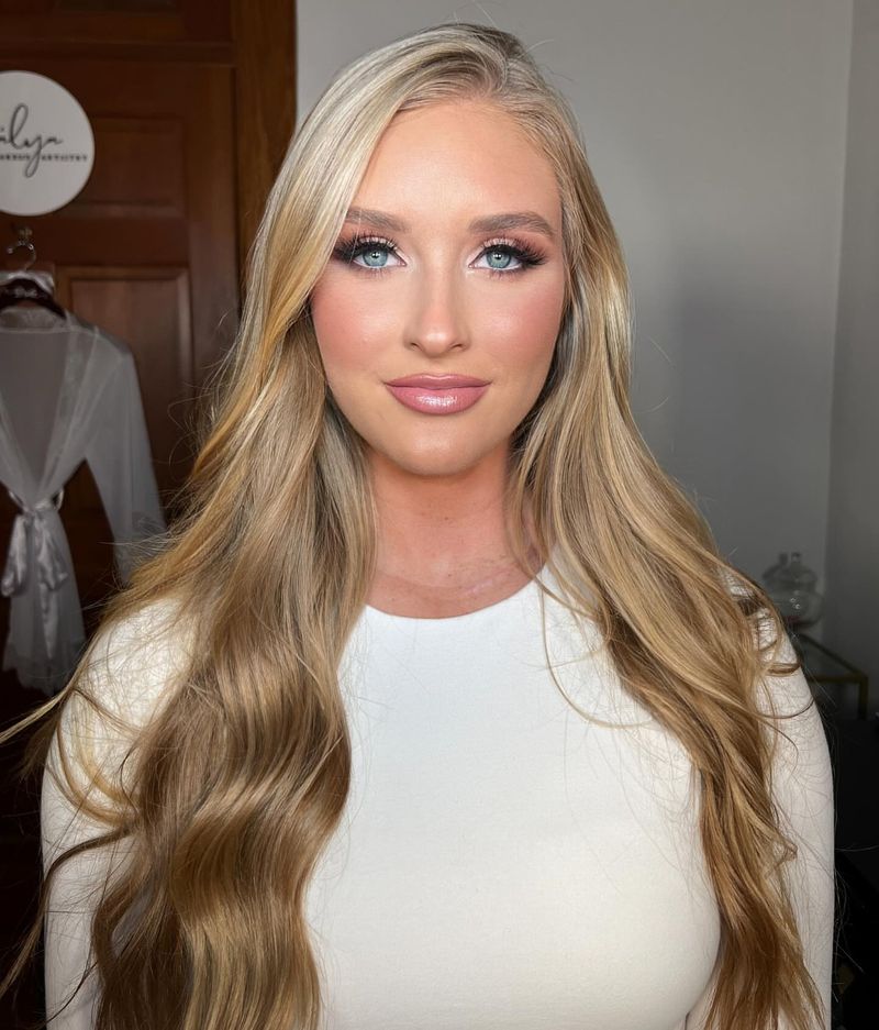 Champagne Blonde For Blue Eyes And Pink-Toned Skin
