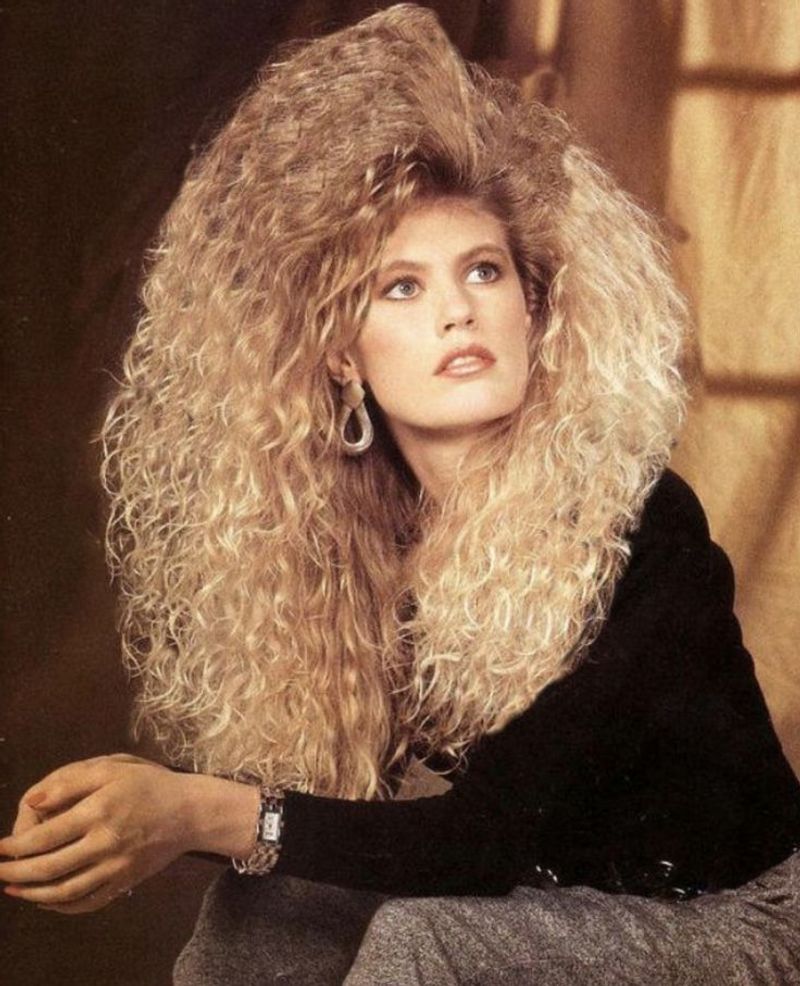 Big Curly Shag Cut