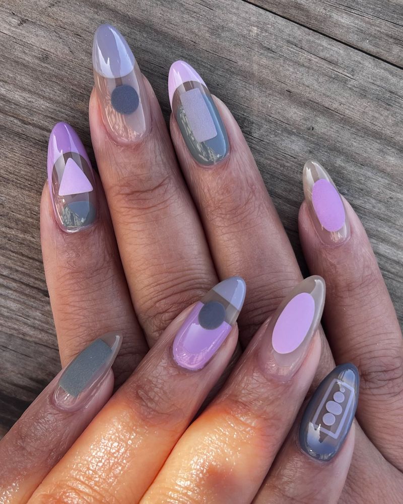 Minimalist Lavender Lines