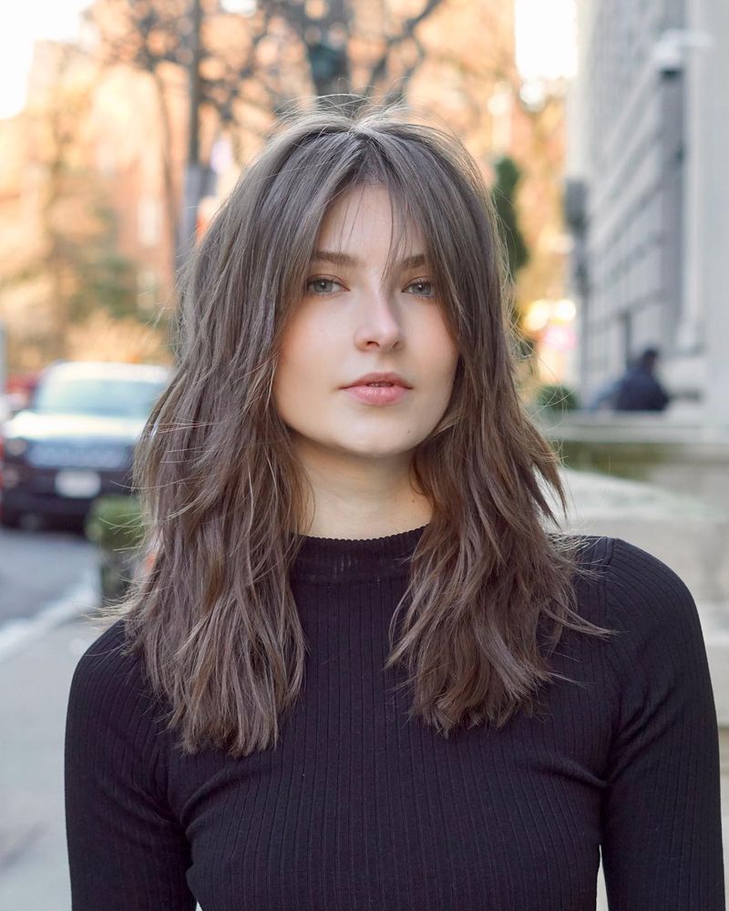 Wispy Fringe with Long Layers
