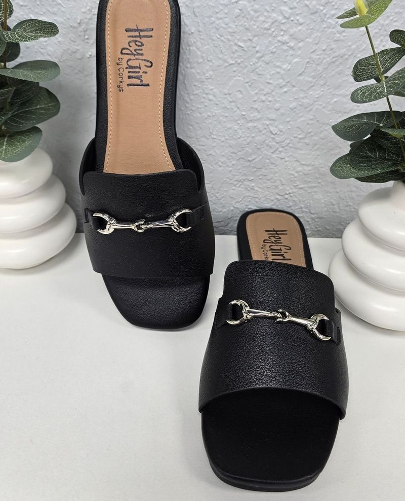 Buckle-Detail Flats