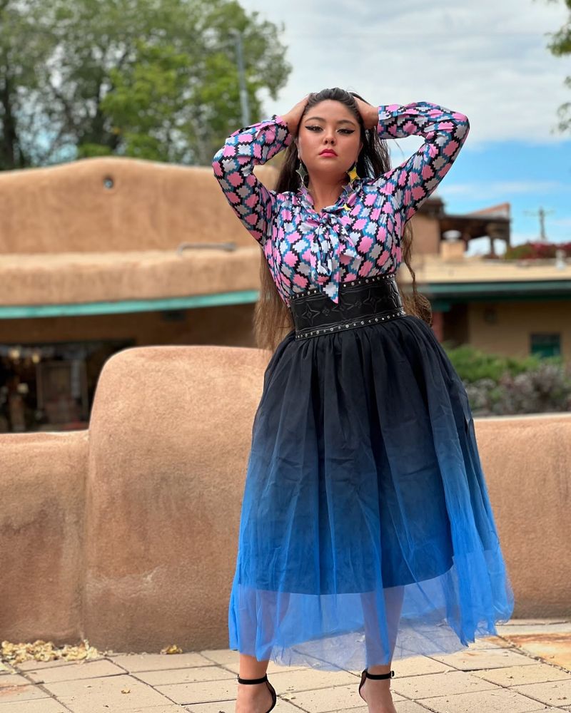 Tulle Overlay Skirt