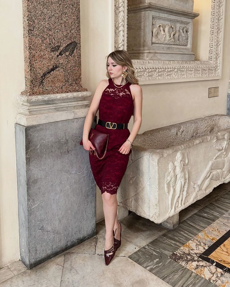 Lace Sheath Dress
