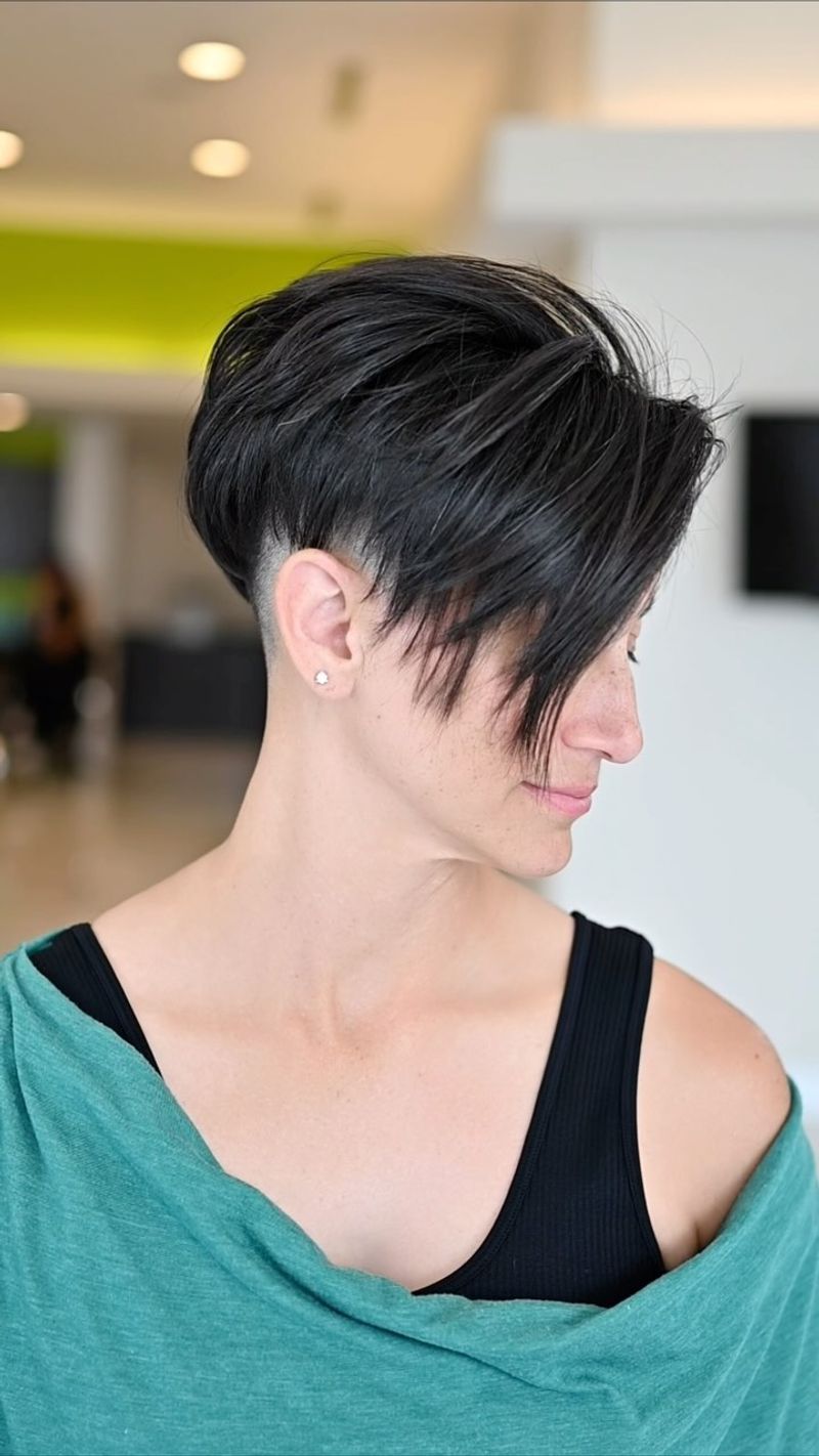 Layered Asymmetrical Cut With Volume