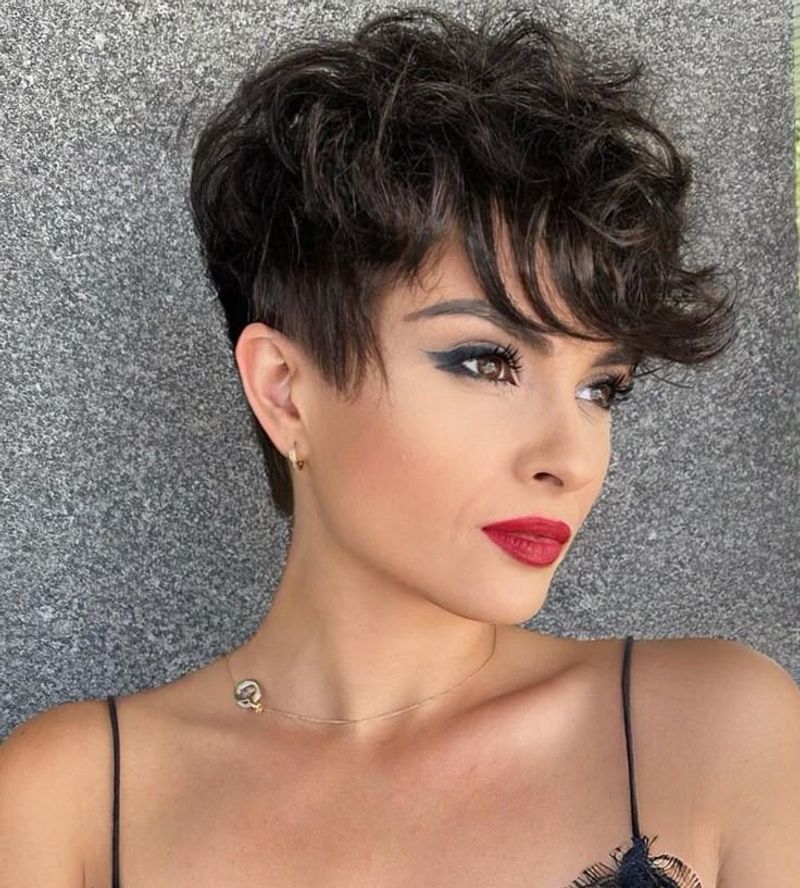 Layered Pixie with Crown Volume