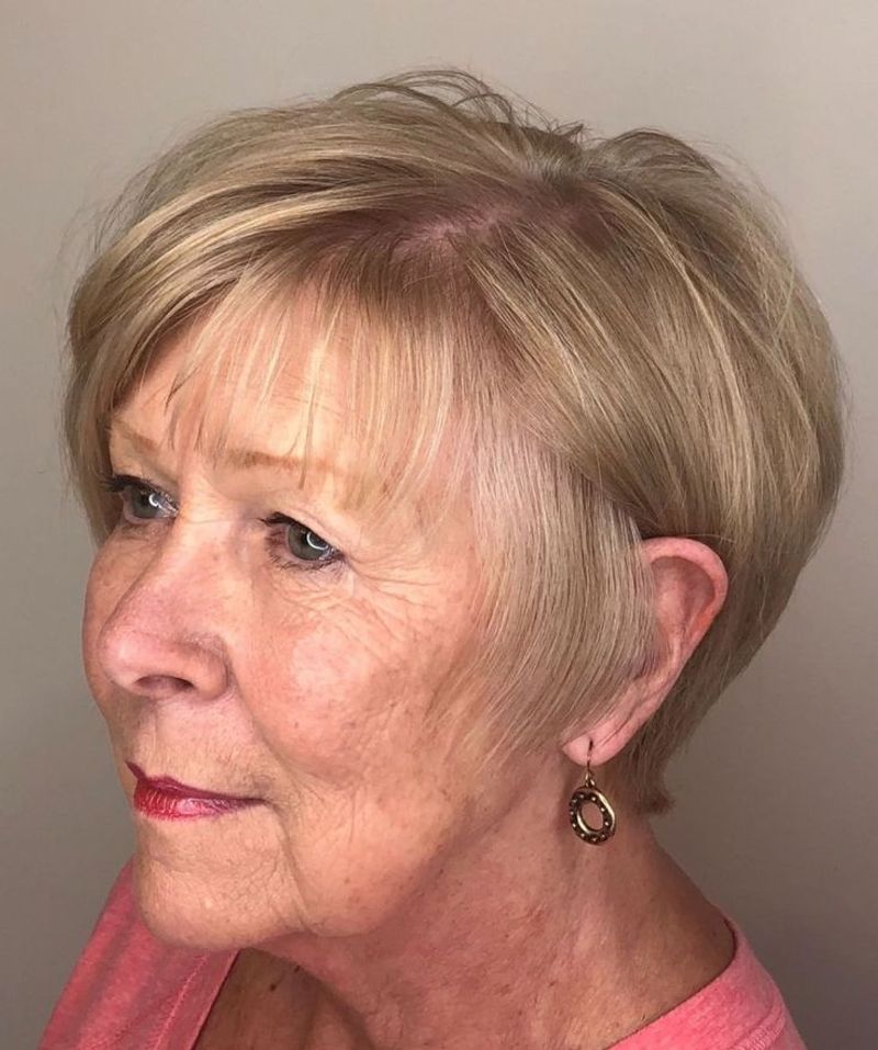 Cropped Cut with Bangs