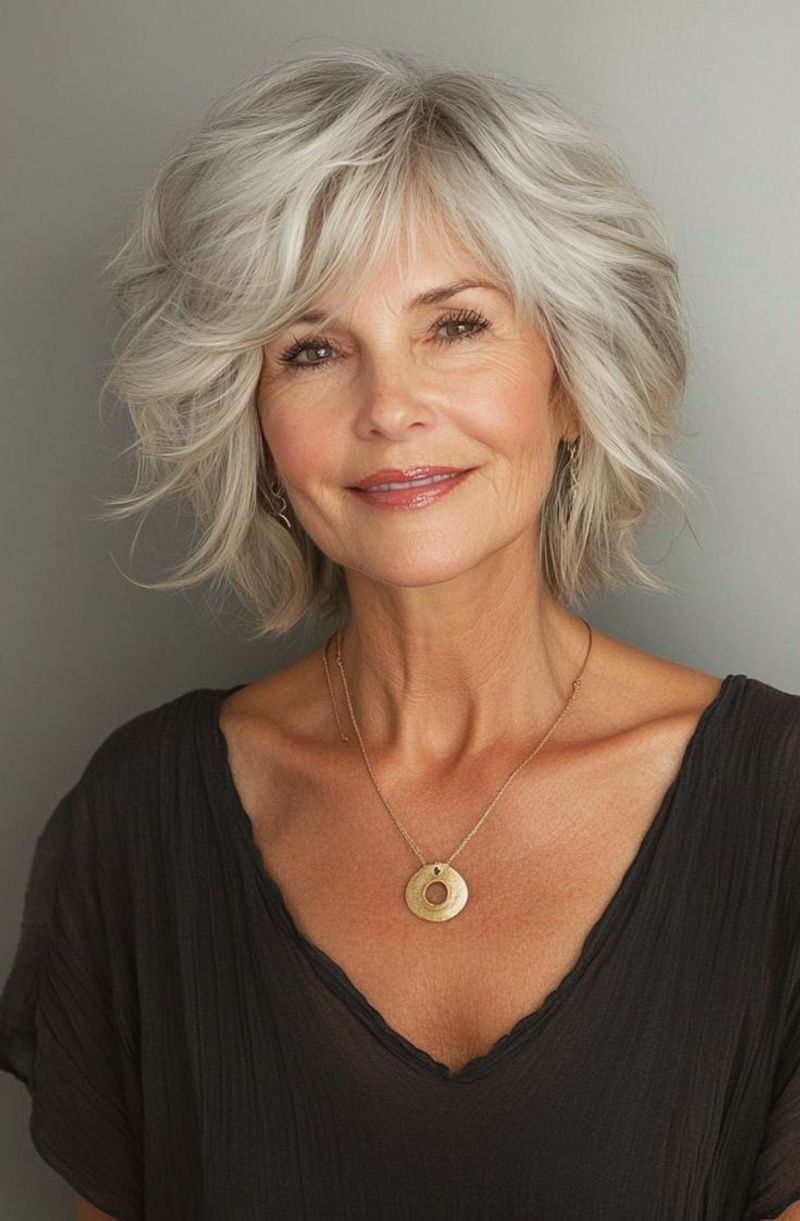 Modern Shag with Bangs