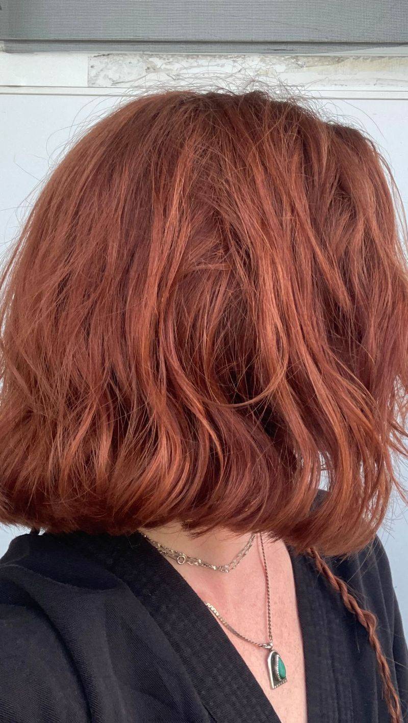 Copper Red For Green Eyes And Freckled Skin