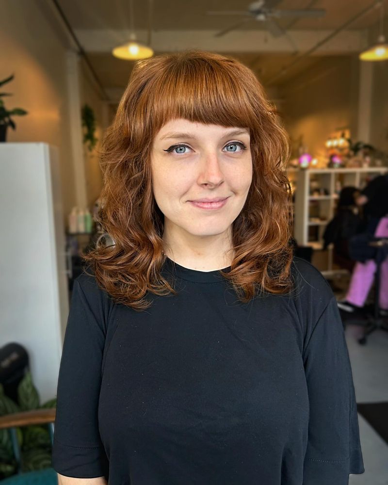 Asymmetrical Cut With Bangs