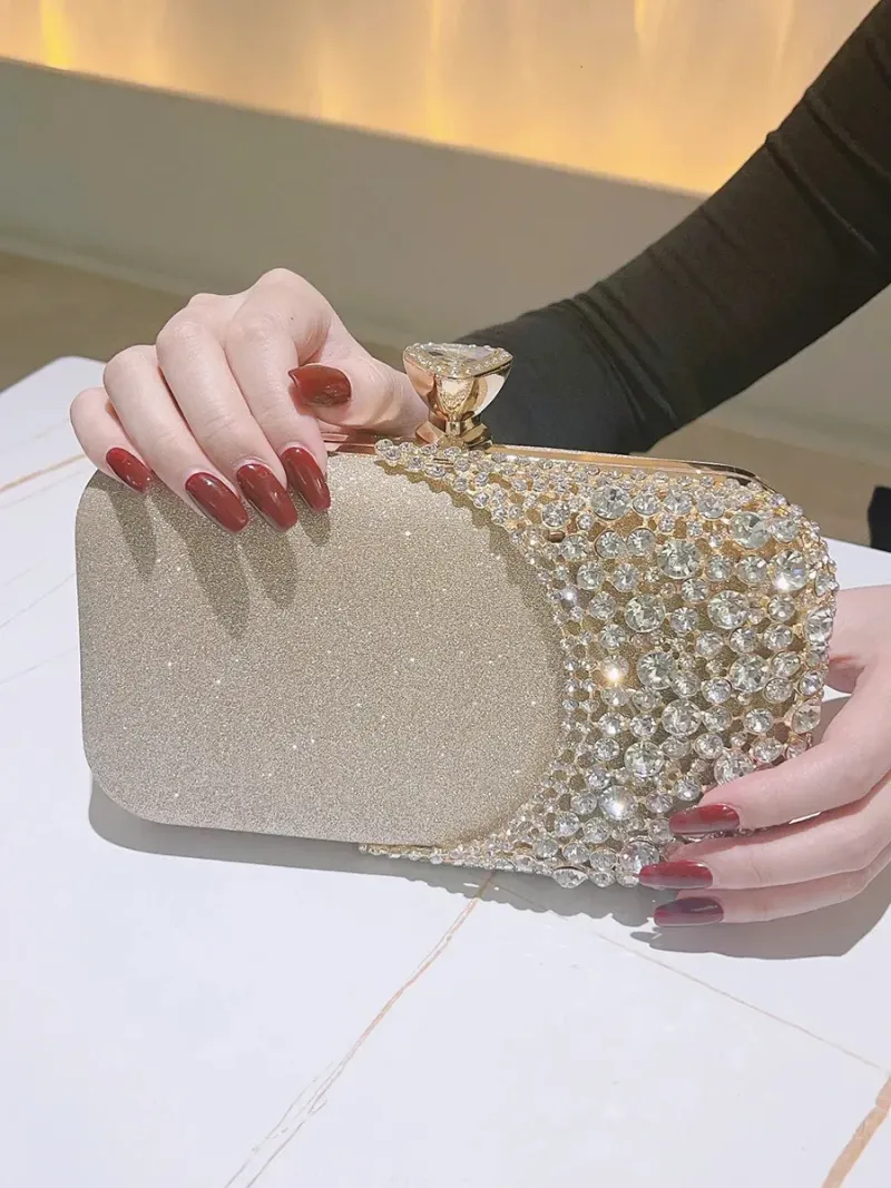 Sequin Fold-Over Clutch