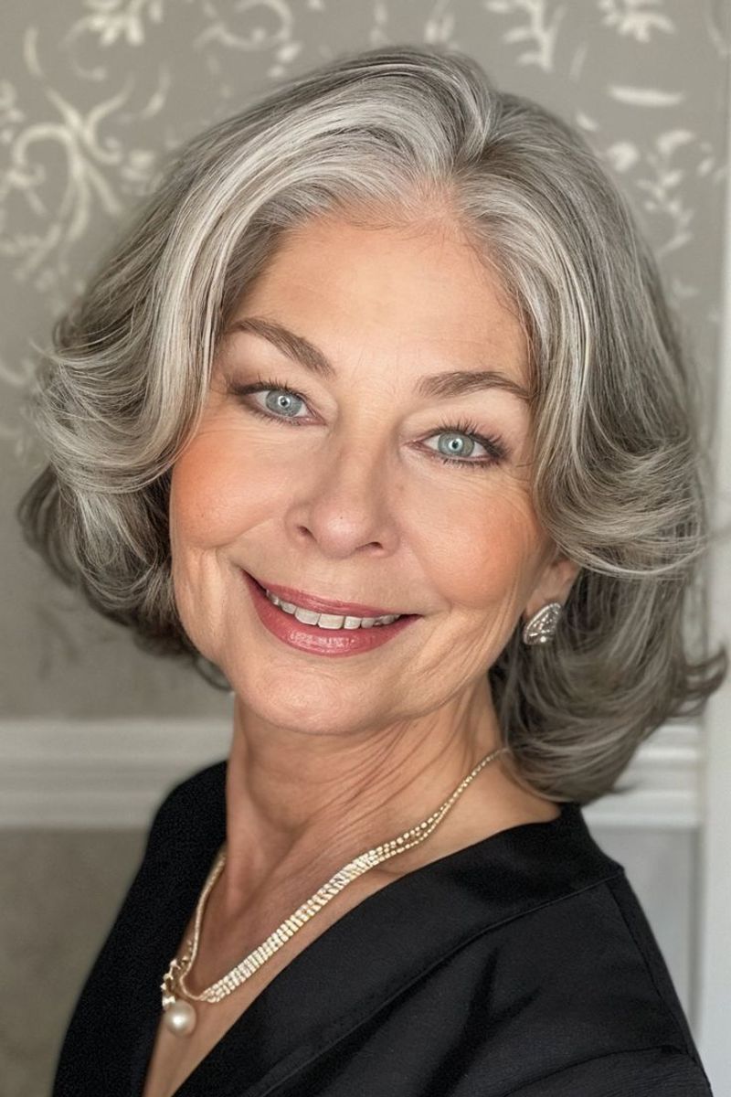 Feathered Shoulder-Length Cut