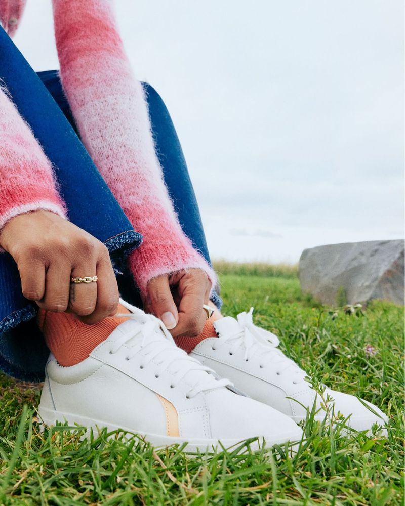 White Leather Sneakers