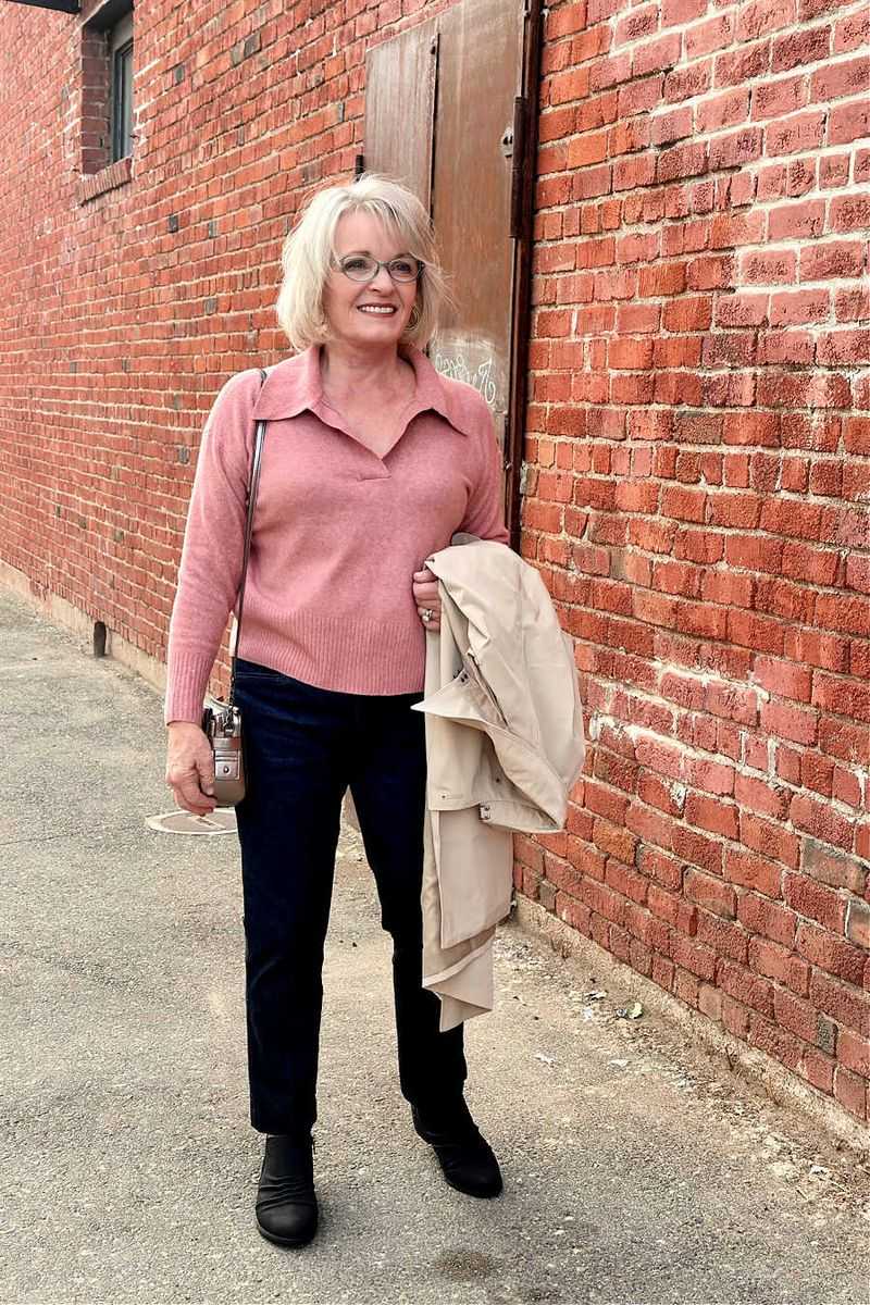 Ankle Boots with Stacked Heel