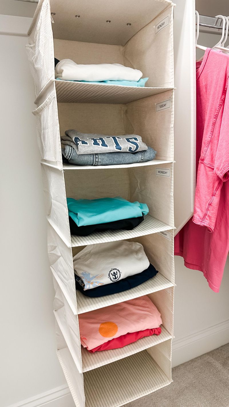 Hanging Sweater Organizer: Fold-Friendly Storage