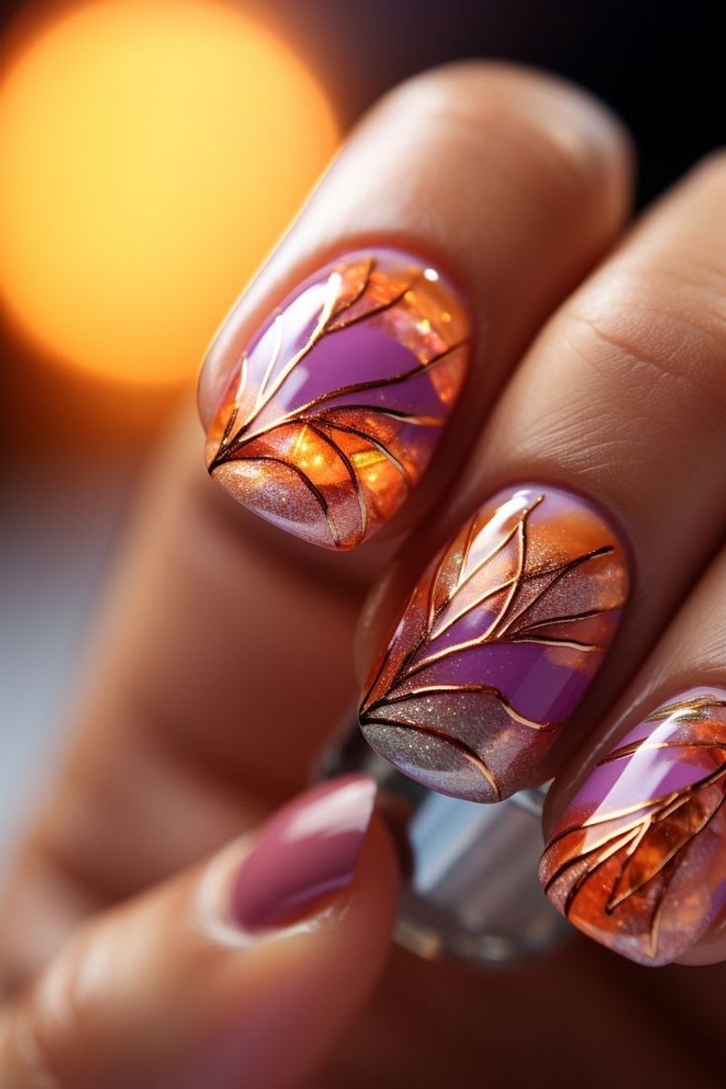 Sunset Ombré Nails