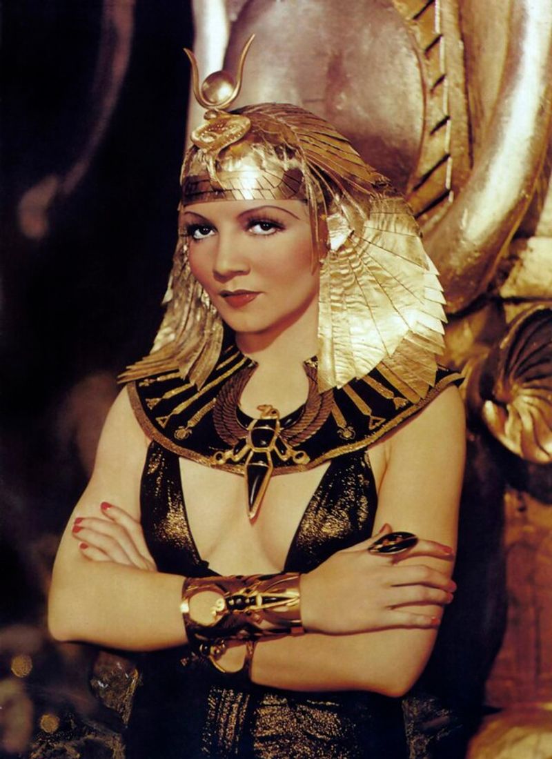 Elizabeth Taylor's Gold Snake Dress in Cleopatra