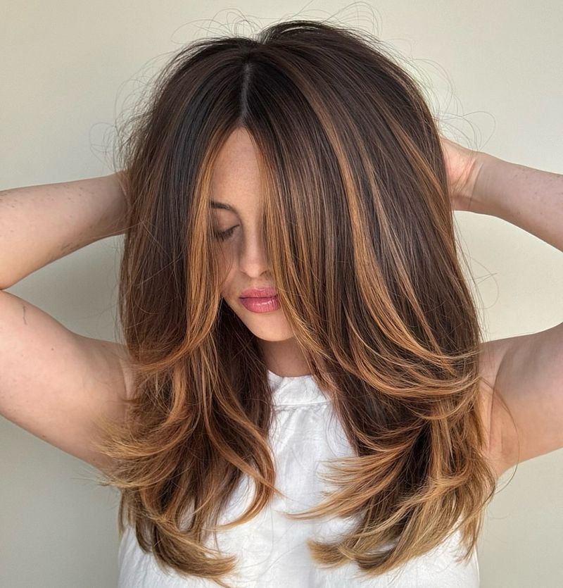 Asymmetrical Cut With Curtain Bangs