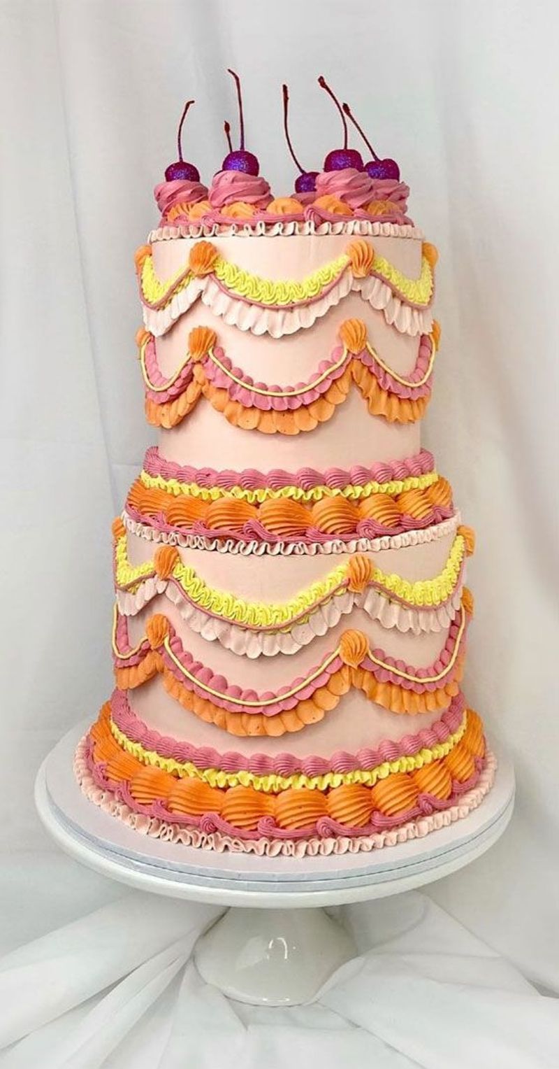 Colored Wedding Cakes