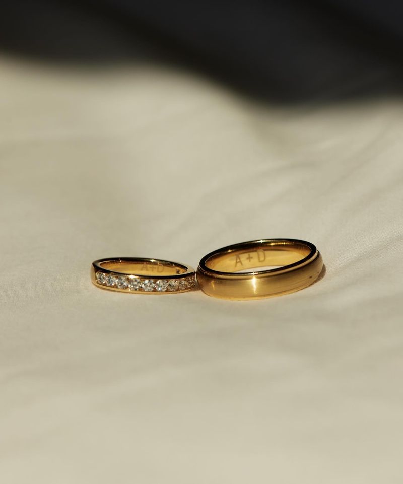 Simple Gold Wedding Bands