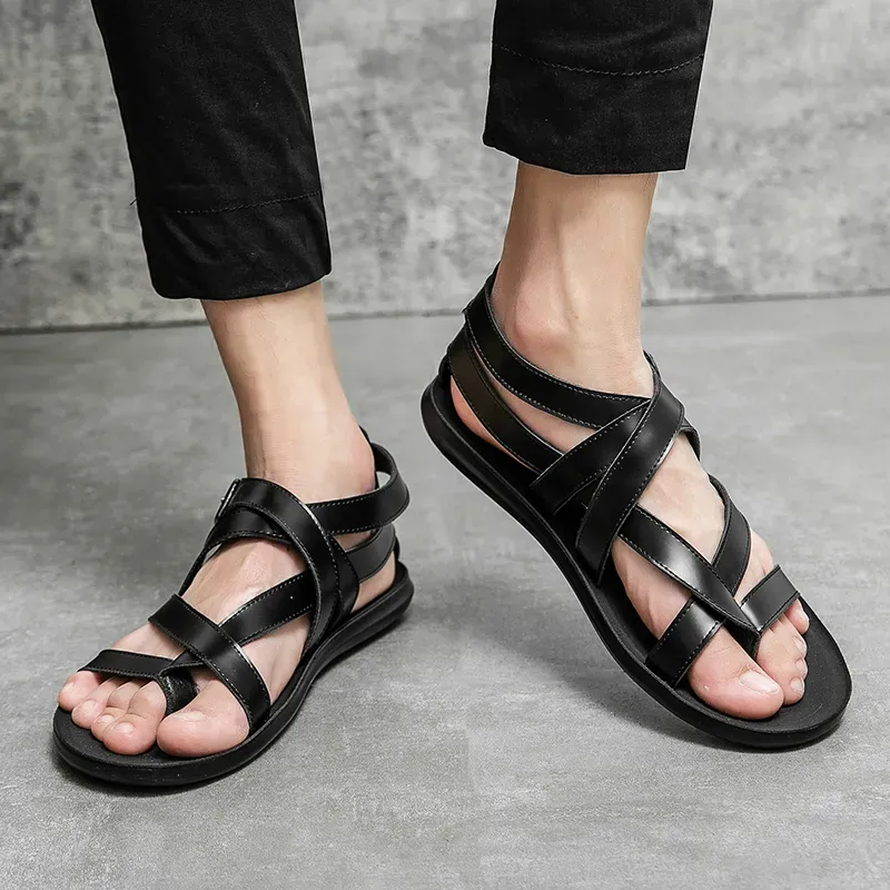 Padded Leather Gladiators