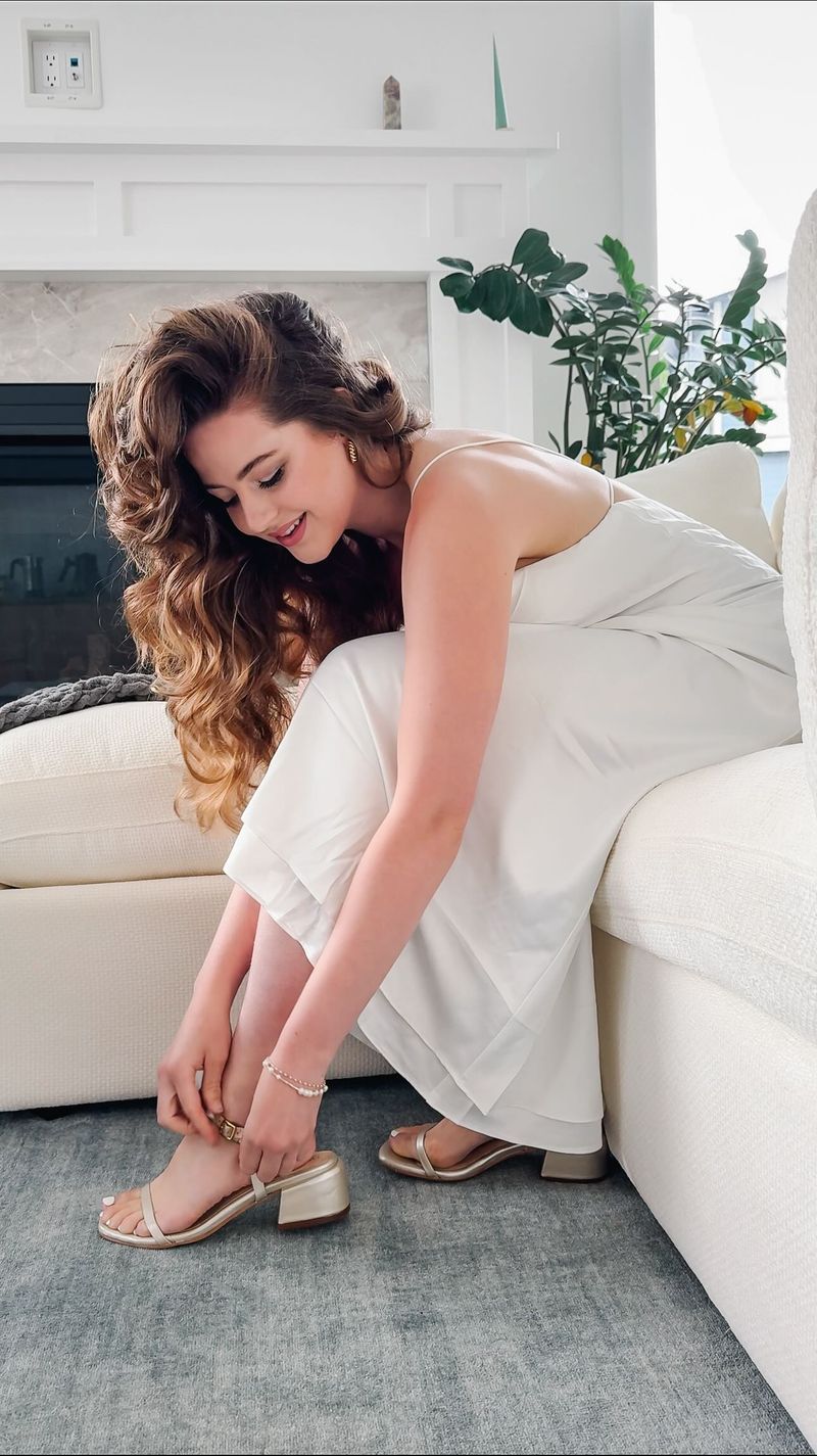 Strappy Mid-Heel Sandals