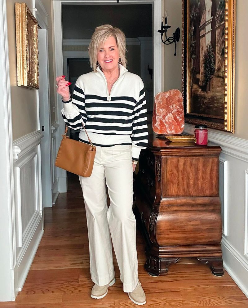 Vertical Striped Blouse