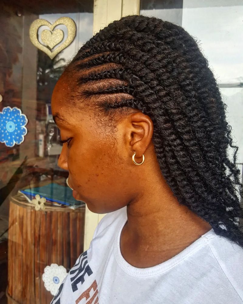 Two-Strand Flat Twists