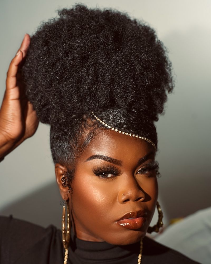 High Puff Bun