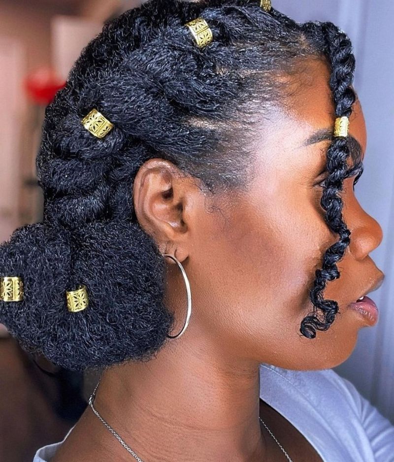 Twist-and-Pin Updo