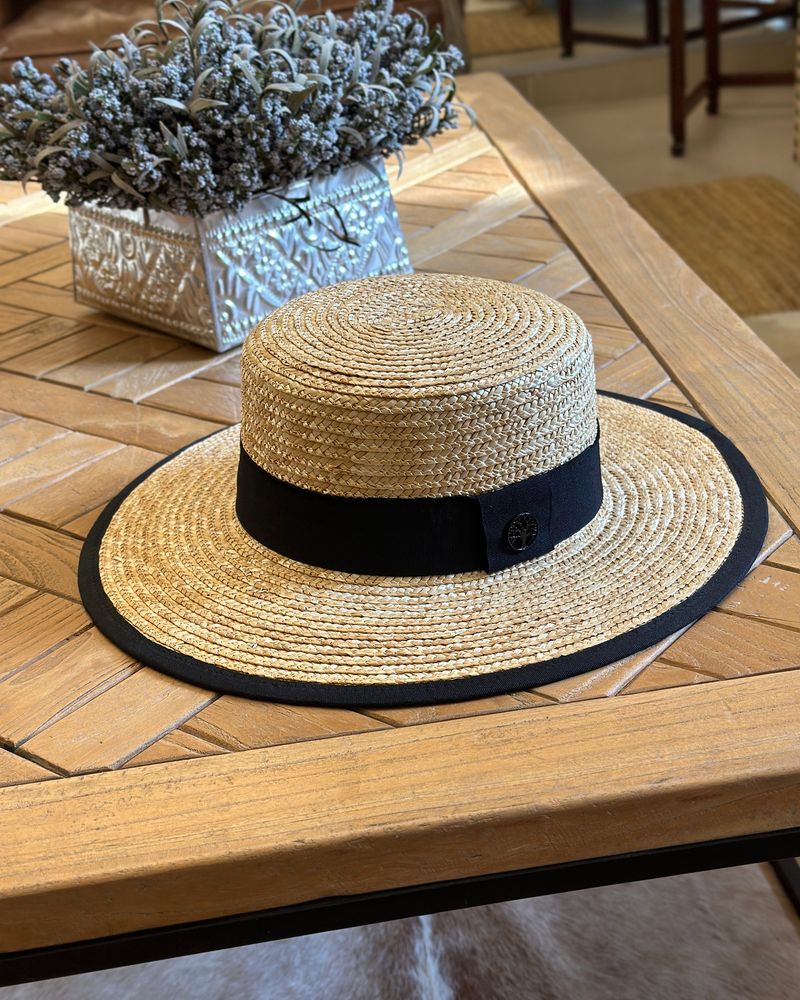 Straw Boater: Structured Sunshine