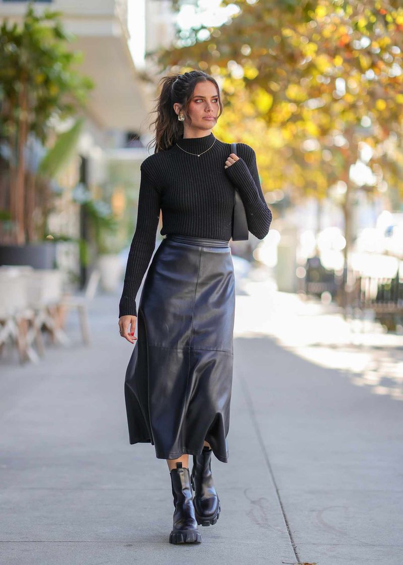 Leather Midi: Unexpected Edge for Everyday