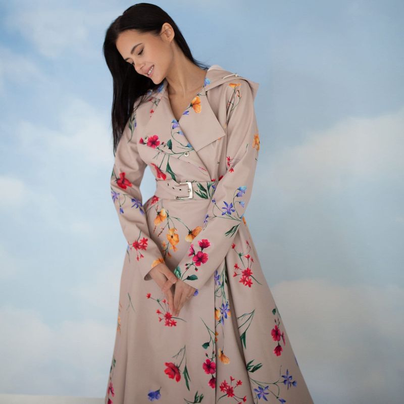 Rain-Ready Waterproof Poppy Print