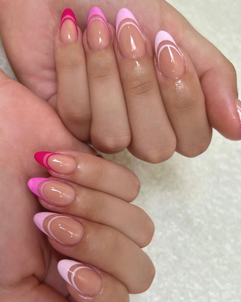Double-Line French Manicure