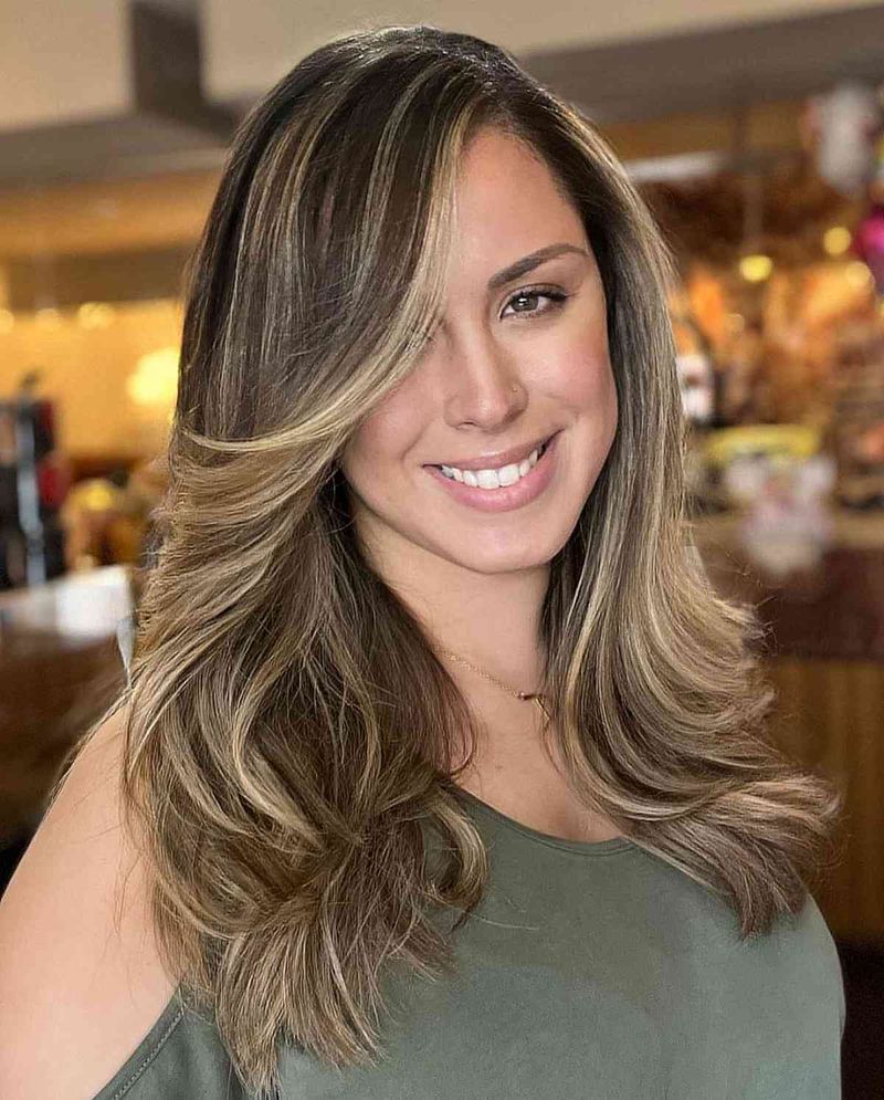 Switch to a deep side part