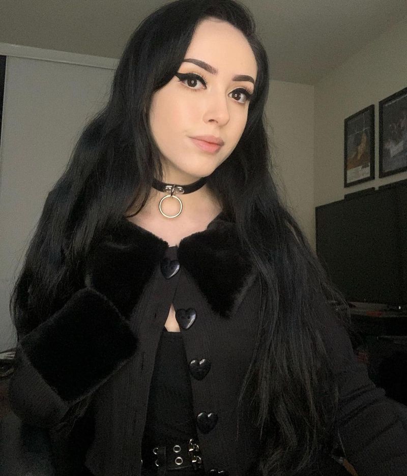 Long Black Cardigan + Monochrome Outfit