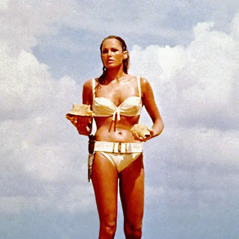 Ursula Andress' White Bikini in Dr. No