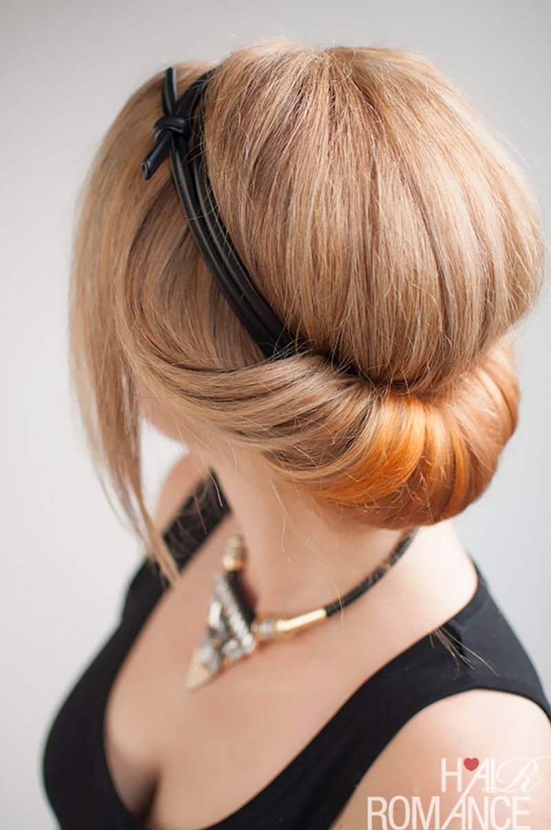 Tucked-In Roll with Headband
