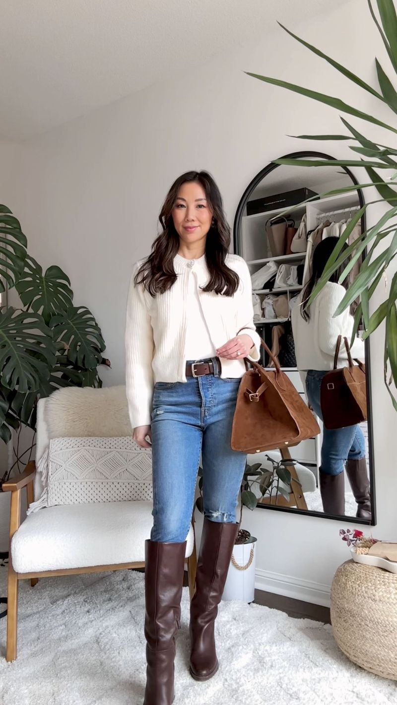 Monochrome Boots That Match Pants: The Seamless Extenders