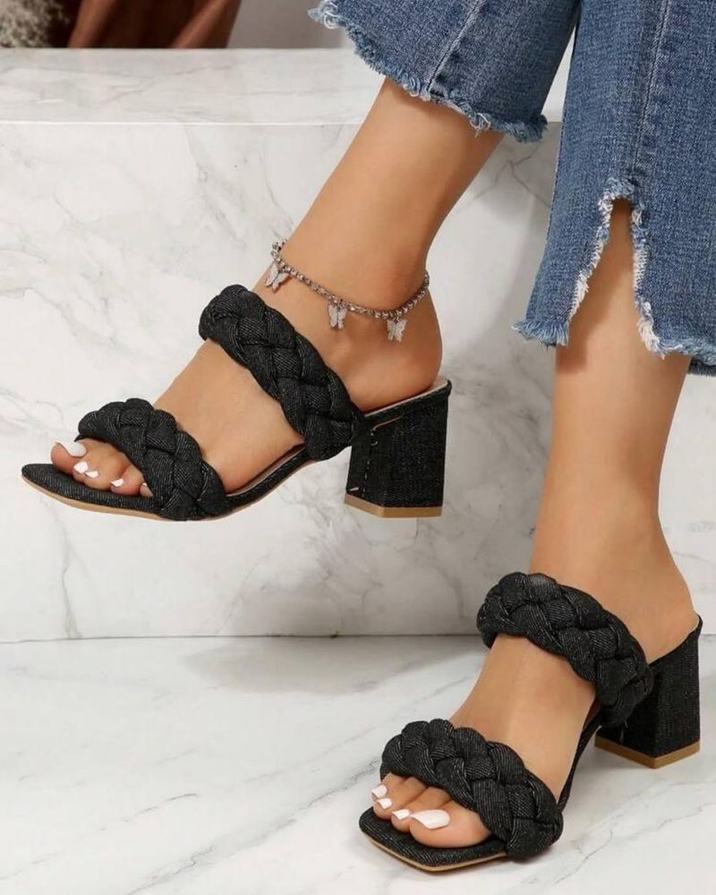 Braided Strap Sandals
