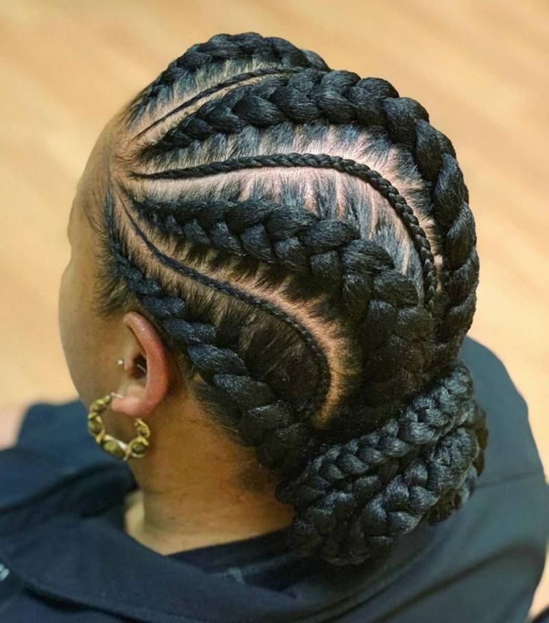 Low Braided Bun