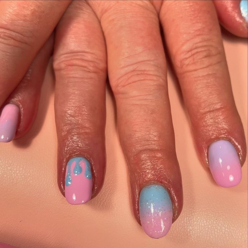 Bubblegum Pink with Tiny Hearts