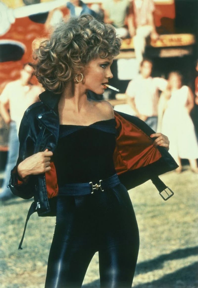 Olivia Newton-John's Transformation Look in Grease