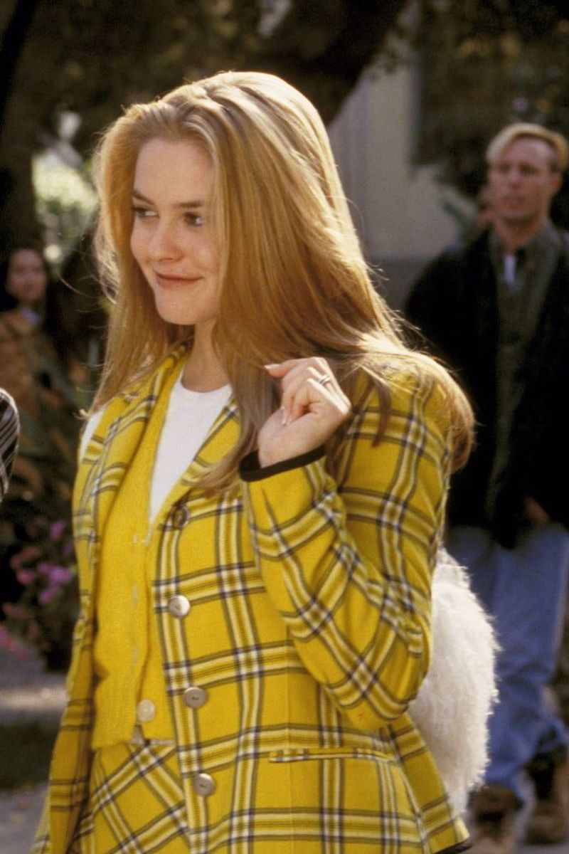 Alicia Silverstone's Yellow Plaid Outfit in Clueless