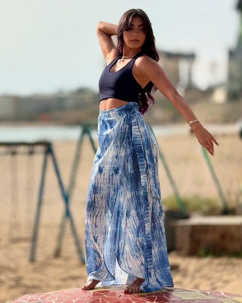 Tie-Dye Maxi Skirt