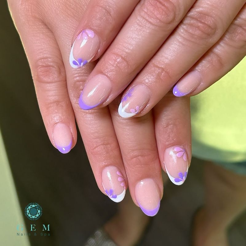 Pearl Details on Lavender Base