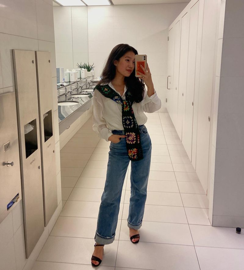 Add a Front-Tie Shirt for Waist Definition